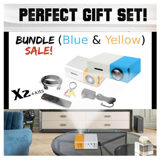 Yellow & White, Blue & White Bundle